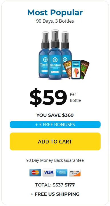 Tinnitrol three bottles order